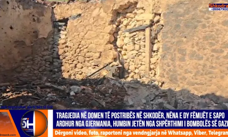 VIDEO – Nëna dhe dy fëmijët e mitur humbën jetën në Domen të Postribës, kishin ardhur nga Gjermania