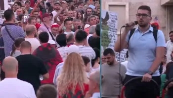 VIDEO/ Pas bizneseve dhe artistëve, në shënjestër edhe pensionistët, protestuesi: Turp që nuk jeni këtu