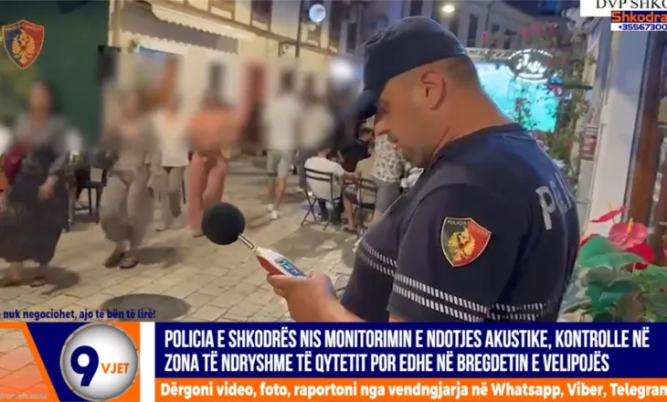 VIDEO – Policia e Shkodrës nis monitorimin e ndotjes akustike, kontrolle në qytet dhe në Velipojë…