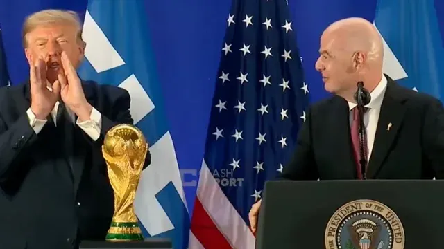Videoja bëhet virale! Trump ndërpret Infantinon me batutë: Derisa skuadra e tij humbet!