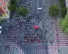 VIDEOLAJM/ Protesta në ditën e 43-të, ja sa u mblodhën në sheshin “Skënderbej” në orën 19:45