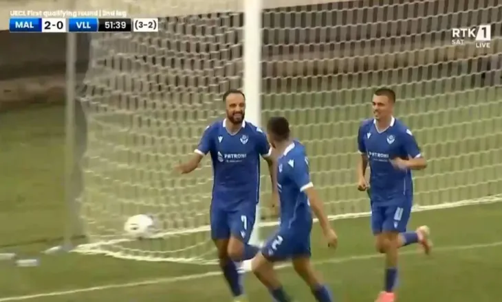 Vllaznia prek fundin, turpërohet nga Malisheva në Conference League