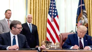 Vuçiç luan kartën “Trump” para zgjedhjeve, takimi me presidentin amerikan shihet si arma e fundit për të forcuar…
