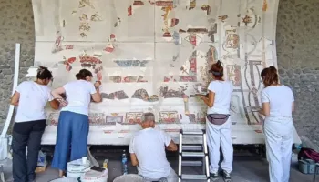 Zbulohet afresku i humbur i Pompeit, arkeologët rikthejnë skenën e dashurisë mes Dionisit dhe Ariadnës