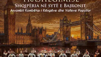 “Zëri i Trashëgimisë” prezanton kulturën shqiptare në Londër, në skenë artistët e Ansamblit Kombëtar
