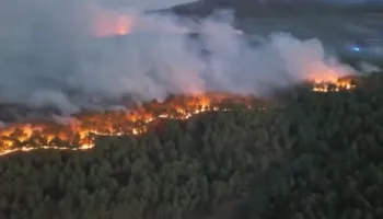 Zjarr i madh pranë Madridit, përfshihen në flakë 700 hektarë me pyje