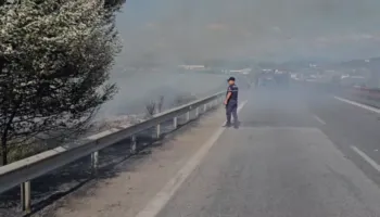 Zjarr në Koxhas të Shijakut, mbyllet autostrada Tiranë-Durrës