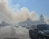 Zjarr në Shijak, tymi mbulon edhe autostradën Durrës-Tiranë