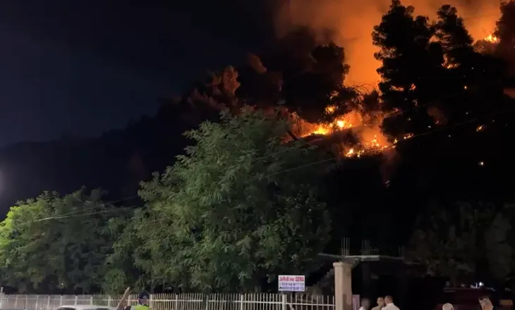 Zjarri në malin e Shëngjinit përhapet nga era e fortë, shpërthimi në vatër plagos një të ri