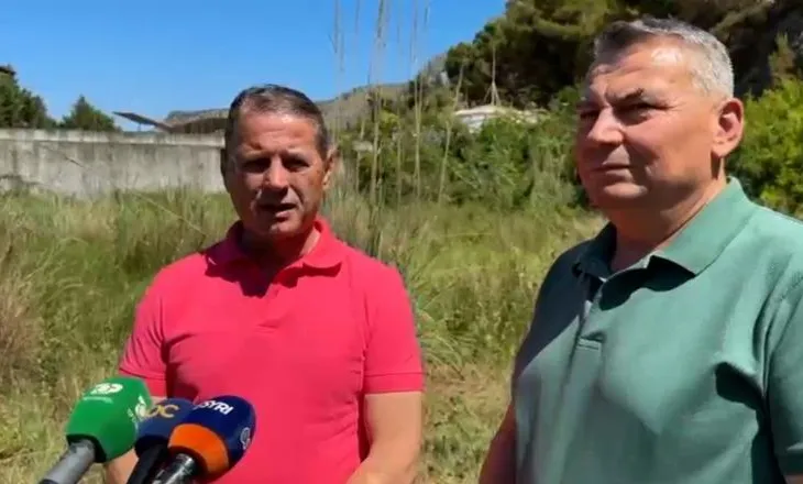 Zjarri në malin e Shëngjit, kryebashkiaku Ndreu dhe Haki Çako në terren