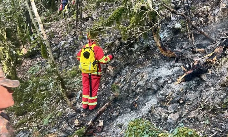 Zjarri në Parkun Kombëtar të Llogarasë ende aktiv, 20 efektivë të FA-së në terren për shuarjen e flakëve