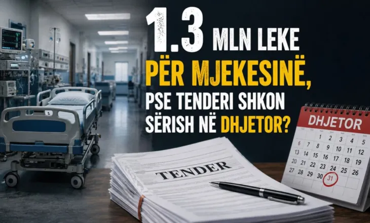 1.3 miliardë lekë për materiale mjekësore/ Pse tenderi shkon sërish në dhjetor?