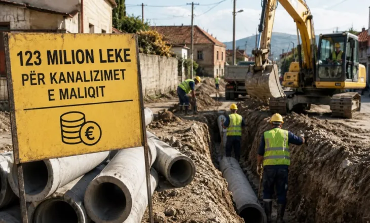 123 milionë lekë për kanalizimet e Maliqit/ 4 në garë, konkurrentët skualifikohen – fituesi pranë fondit limit
