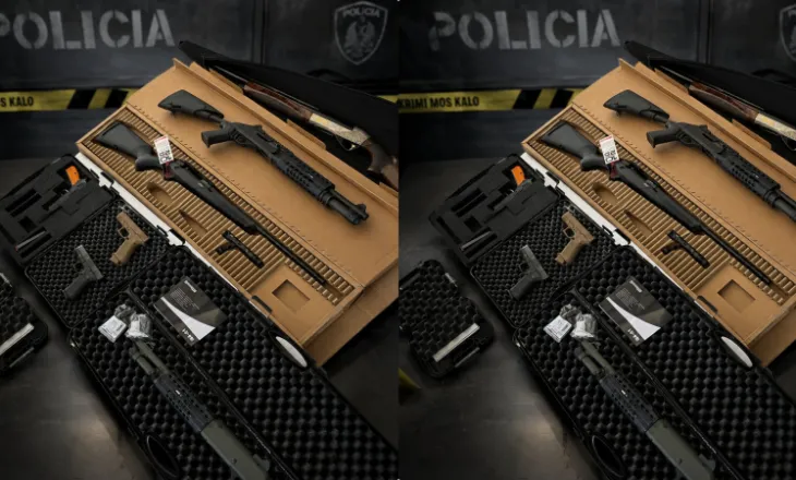 3 pistoleta, 2 shotgun dhe 2 pushkë, ky është arsenali që iu sekuestrua në banesë Uljan Shpatarakut