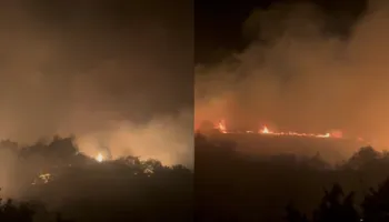 7 orë luftë me flakët, zjarrfikësit neutralizojnë zjarrin pranë dy fshatrave në Gjirokastër