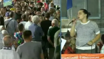 “79 ditë në shesh, nuk largohemi pa shpëtuar Shqipërinë”/ Protestuesja: Këtij sistemi i ka ardhur fundi!