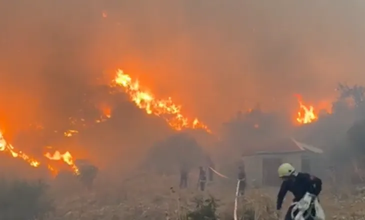 8 vatra zjarri ende aktive në vend, 2 në qarkun Gjirokastër