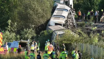 AKSIDENT I RENDE NE ANGLI, TRENI DEL NGA SHINAT