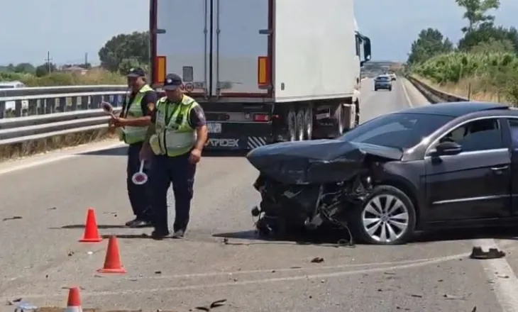 Aksident i rëndë në bypass-in e Fierit, një person dërgohet në spital