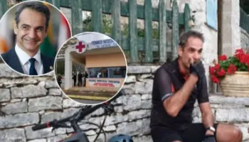 Aksidentohet me biçikletë Kyriakos Mitsotakis dhe përfundon në spital, si paraqitet gjendja e tij