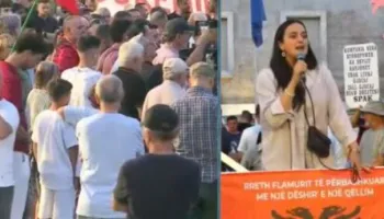 Aktivistja Vatnikaj nga protesta: Kërkesat tona të panegociueshme, nuk ikim nga sheshi pa dorëheqjen e Ramës!