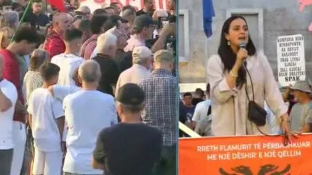 Aktivistja Vatnikaj nga protesta: Kërkesat tona të panegociueshme, nuk ikim nga sheshi pa dorëheqjen e Ramës!