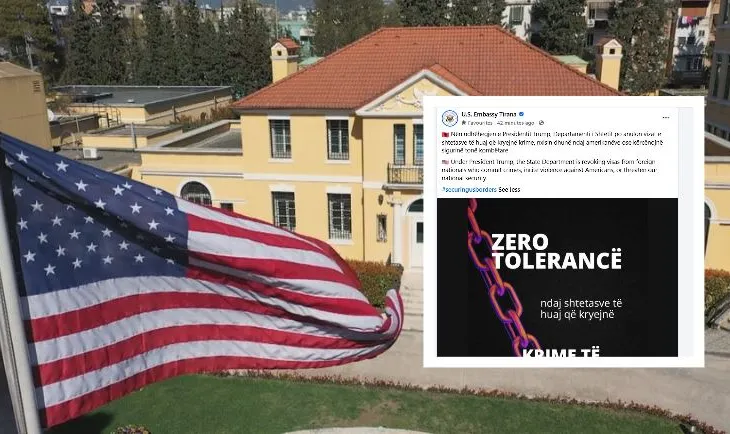 Ambasada e SHBA në Tiranë: Anulohen vizat për të huajt që kryejnë krime apo nxisin dhunë