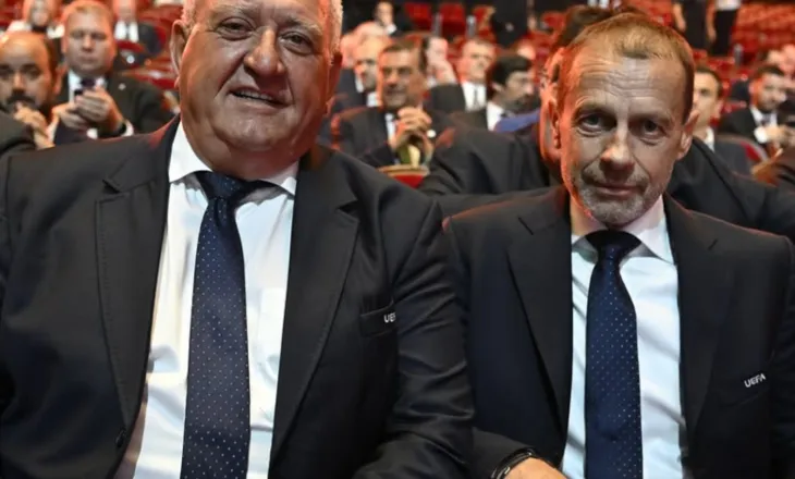 Armand Duka shfaqet krah presidentit të UEFA-s, ishte momenti kur hidhej shorti për Egnatian