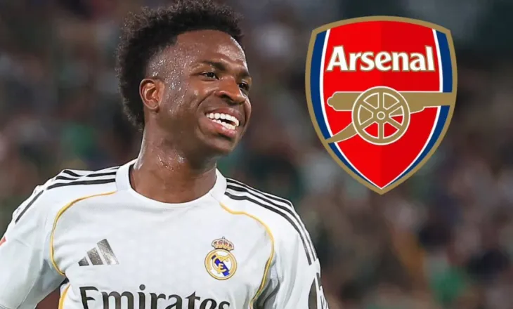 Arsenali përgatit ofertën e rrallë për ta marrë Vinicius Junior nga Real Madridi, i jep 100% të drejtën e imazhit të tij