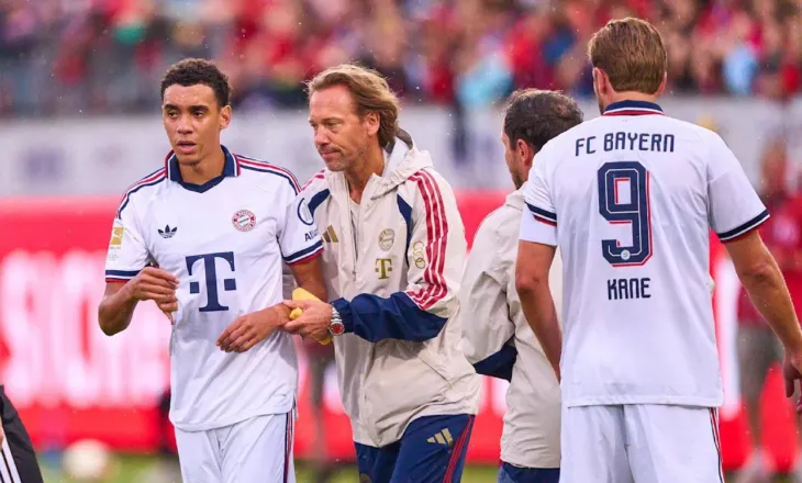 Bayern Munich përditëson situatën e Musiala: Gjendja mund të trajtohet me ilaçe, po e përballon me qetësi