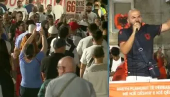 “Belinda ka vjedhur!”/ Protestuesi thirrje kreut të SPAK-ut: Nëse nuk arreston Ramën dhe Ballukun, jep dorëheqjen!