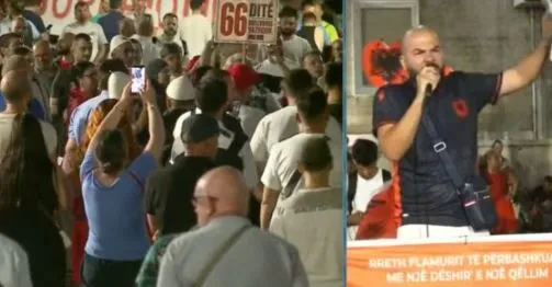 “Belinda ka vjedhur!”/ Protestuesi thirrje kreut të SPAK-ut: Nëse nuk arreston Ramën dhe Ballukun, jep dorëheqjen!