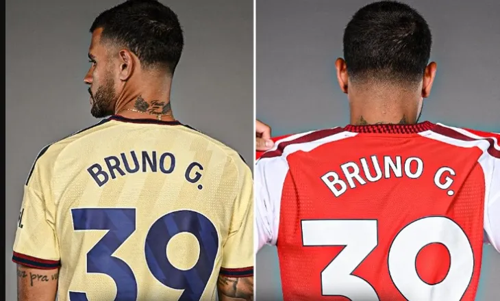 Bruno Guimaraes nuk heq dorë. Edhe te Arsenal do të mbajë numrin 39 dhe ka një arsye speciale për këtë gjë