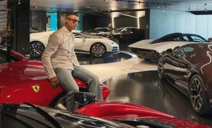 CR7 ekspozon koleksionin e makinave me vlerë 28 milionë euro, nuk e di me numër më sa makina ka