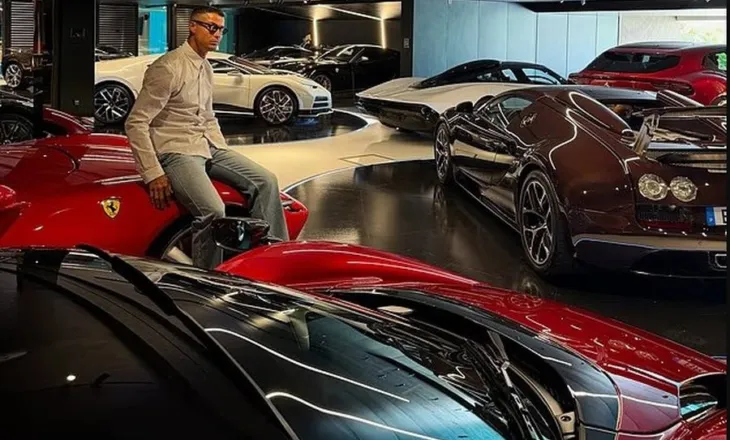 Cristiano Ronaldo zbulon koleksionin e jashtëzakonshëm të makinave, i quan LODRA