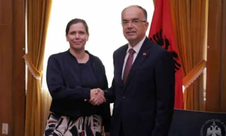 Diplomatja e parë rezidente, Begaj pranon letrat kredenciale të ambasadores së Belgjikës në Shqipëri: Bashkëpunim brenda dhe jashtë NATO-s