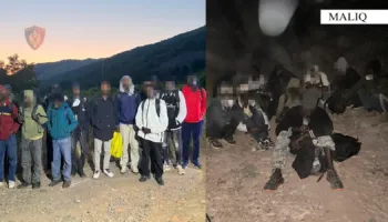 Do kalonin ilegalisht drejt Malit të Zi 28 shtetas afrikanë, arrestohen 2 persona nga Korça, sekuestrohen 6500 euro