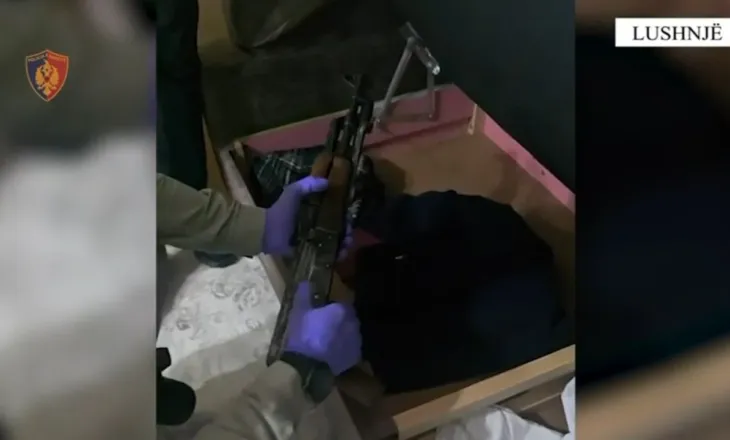 Drogë në makinë dhe armë në shtëpi, arrestohen në flagrancë babë e bir në Lushnje