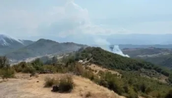Dy vatra zjarri mbeten aktive në Mirditë, zjarrfikësit vijojnë betejën me flakët