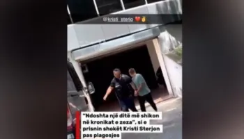E kaluara e errët e Kristjan Sterjos që vrau shokun e fëmijërisë! Zbulohen pamjet që i filmuan miqtë pas lirimit për plagosjen me thikë (VIDEO)