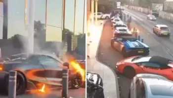 E paprecedentë në Britani, 3 persona sulmojnë me “Molotov” në dasmë! Dy supermakina u dogjën dhe të ftuarit ikën të tmerruar! Shikoni pamjet