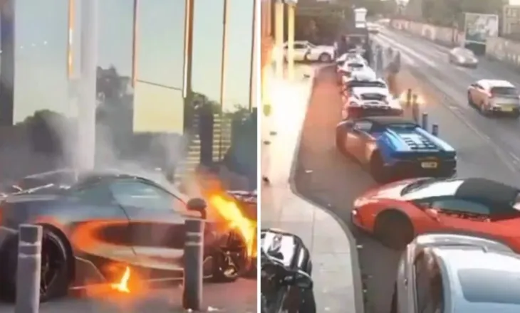 E paprecedentë në Britani, 3 persona sulmojnë me “Molotov” në dasmë! Dy supermakina u dogjën dhe të ftuarit ikën të tmerruar! Shikoni pamjet
