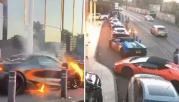 E pazakontë në Britani, tre persona sulmojnë sallën e dasmave me molotov, dy makina luksoze përfshihen nga flakët