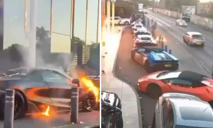 E pazakontë në Britani, tre persona sulmojnë sallën e dasmave me molotov, dy makina luksoze përfshihen nga flakët