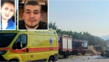 E RËNDË – Humbin jetën nënë e bir në Greqi, makina me të cilën udhëtonin për në punë u përplas me kamionin
