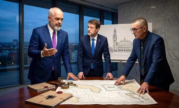 Edi Rama dhe Ferit Hoxha po i falin Greqisë 40 km2 det në Hagë, Artur Meçollari nxjerr zbuluar tradhtinë e radhës…