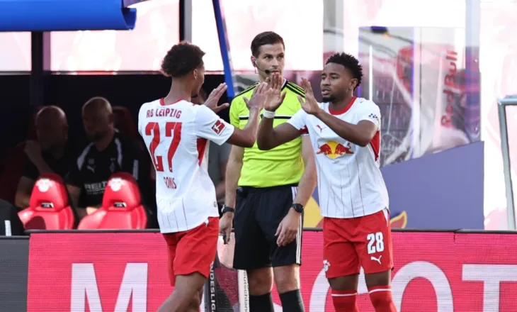 Ekipi debutues befason Leverkusen, Nkunku jep asist pas një minute në fushë (video)