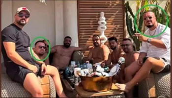 Endri Haxhiu, krahu i djathtë i Gonxhes, në tavolinë me Bekim Bulicën e “Principotes” ku u vra turisti portugez