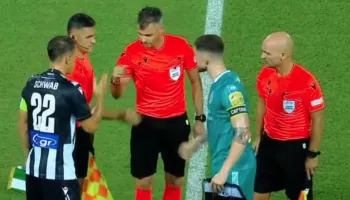 Enea Jorgji me një trupë arbitrash shqiptar gjykojnë në raundin e tretë të UEFA Conference League