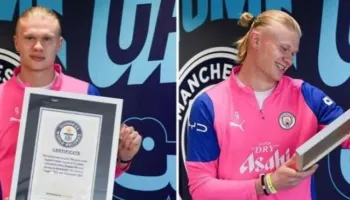 Erling Haaland merr katër certifikata nga “Guinness” për rekordet e tij në futboll